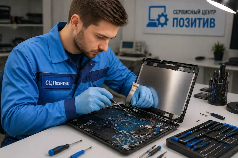 Ремонт шлейфа матрицы ноутбука в Сосновоборске