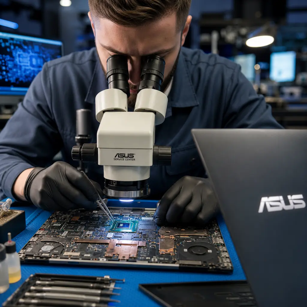 Замена видеокарты ноутбука Asus в Сосновоборске
