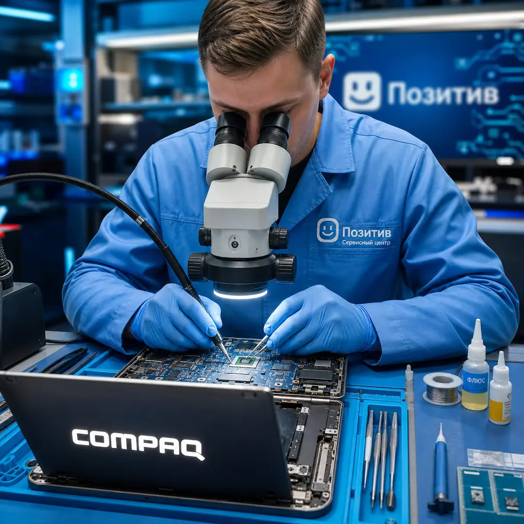 Замена видеокарты ноутбука Compaq в Сосновоборске