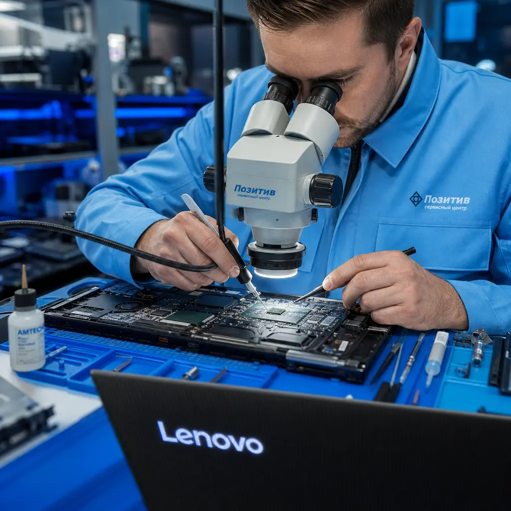 Замена видеокарты ноутбука Lenovo в Сосновоборске