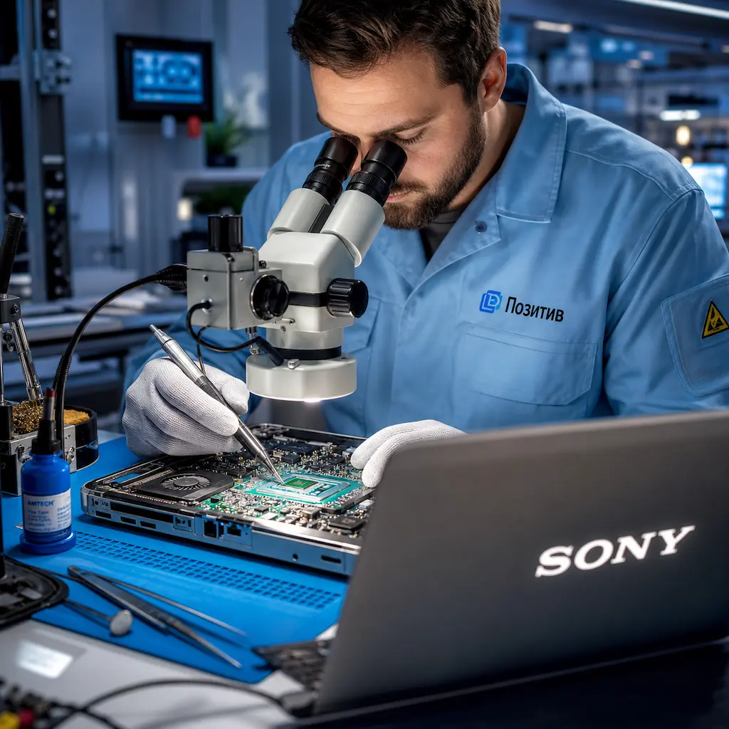 Замена видеокарты ноутбука Sony в Сосновоборске