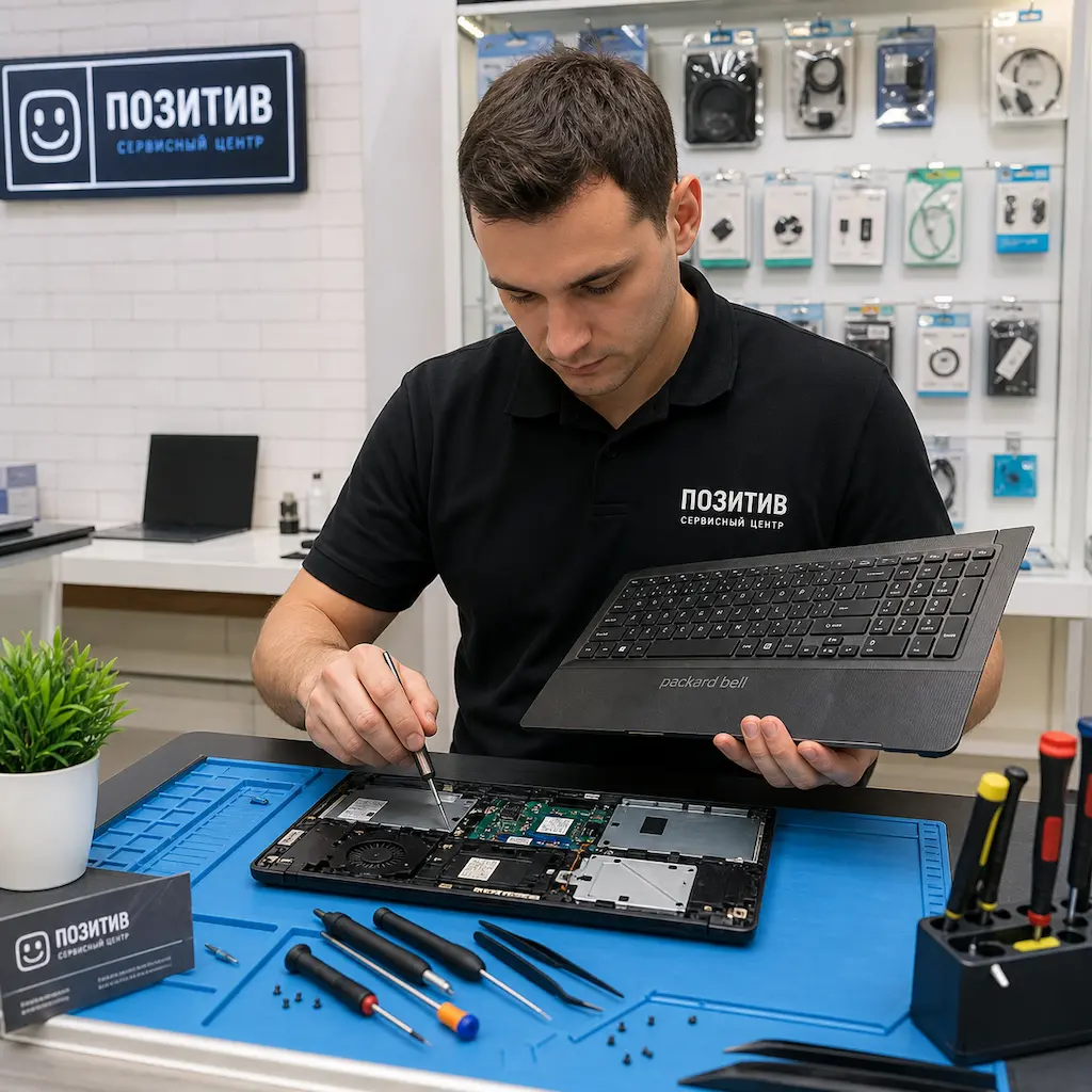заменить клавиатуру на ноутбуке Packard Bell в Сосновоборске