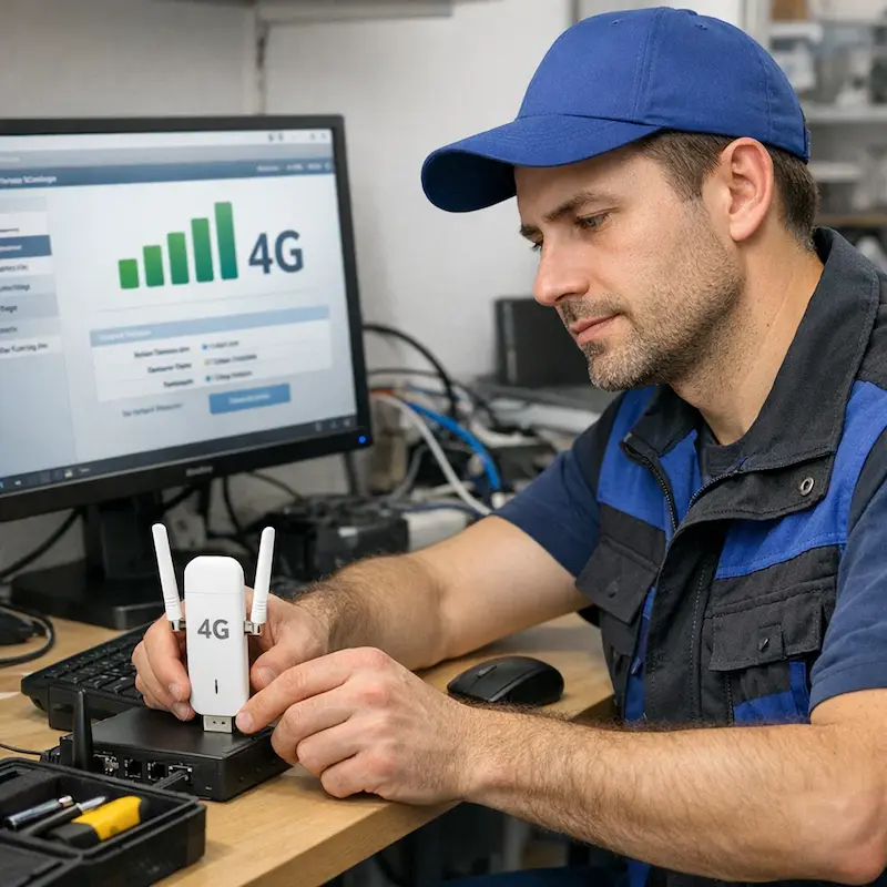 Настройка LTE модема в Сосновоборске