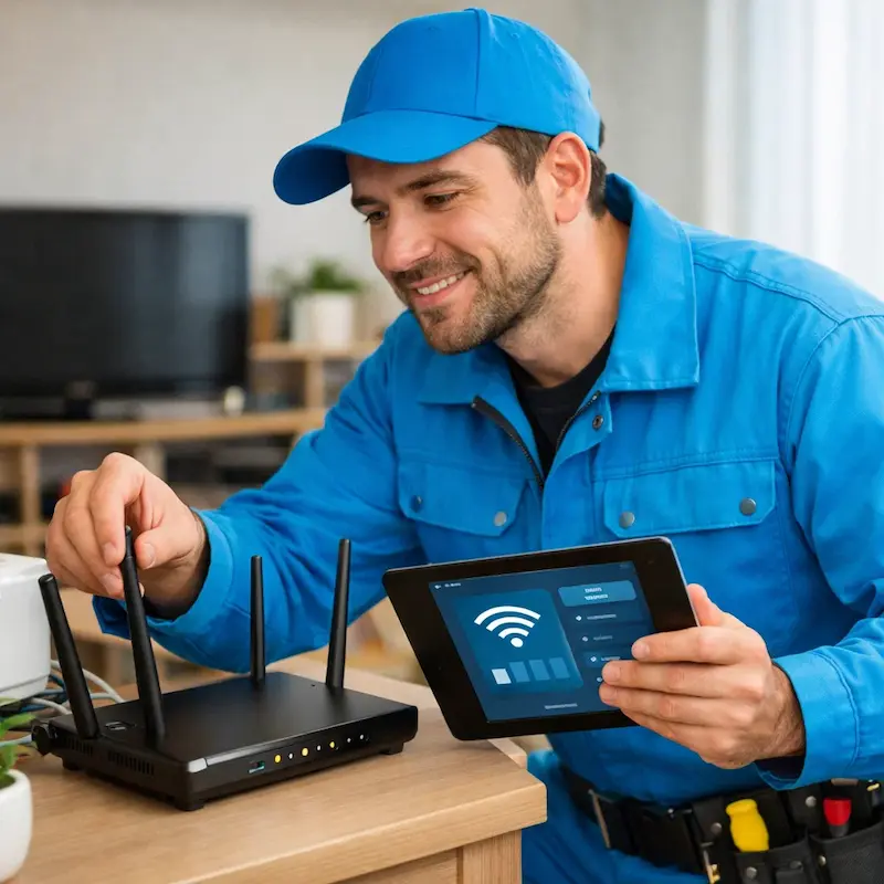 Настройка Wi-Fi для квартиры, дома и офиса в Сосновоборске