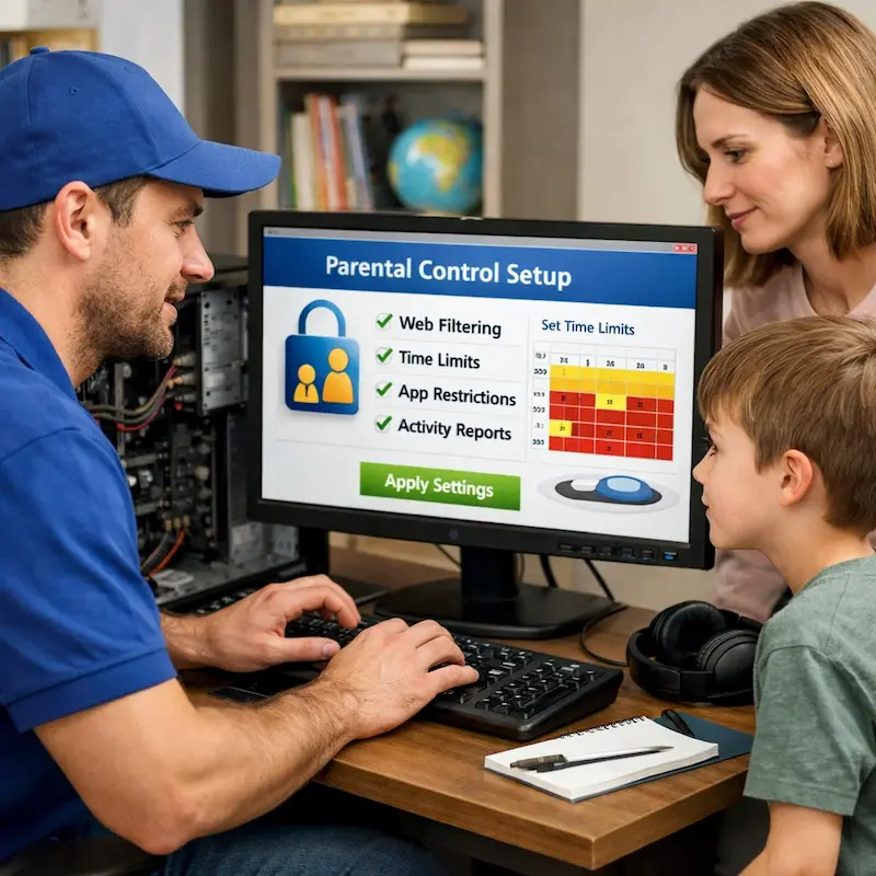 установка родительского контроля в Сосновоборске