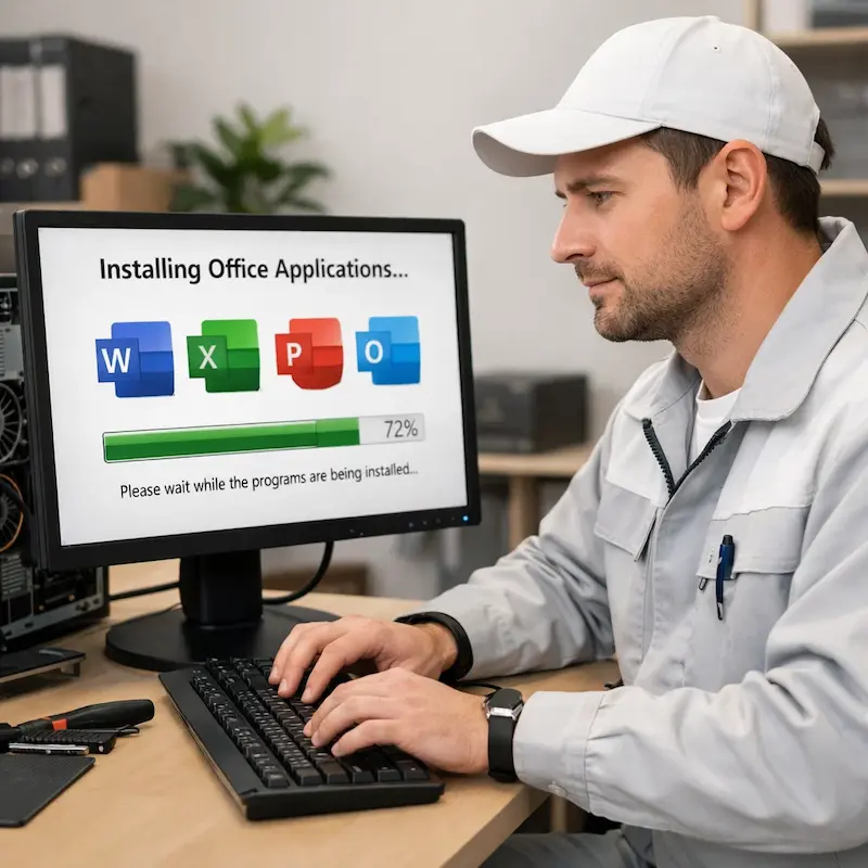установка офисных программ на компьютер в Сосновоборске
