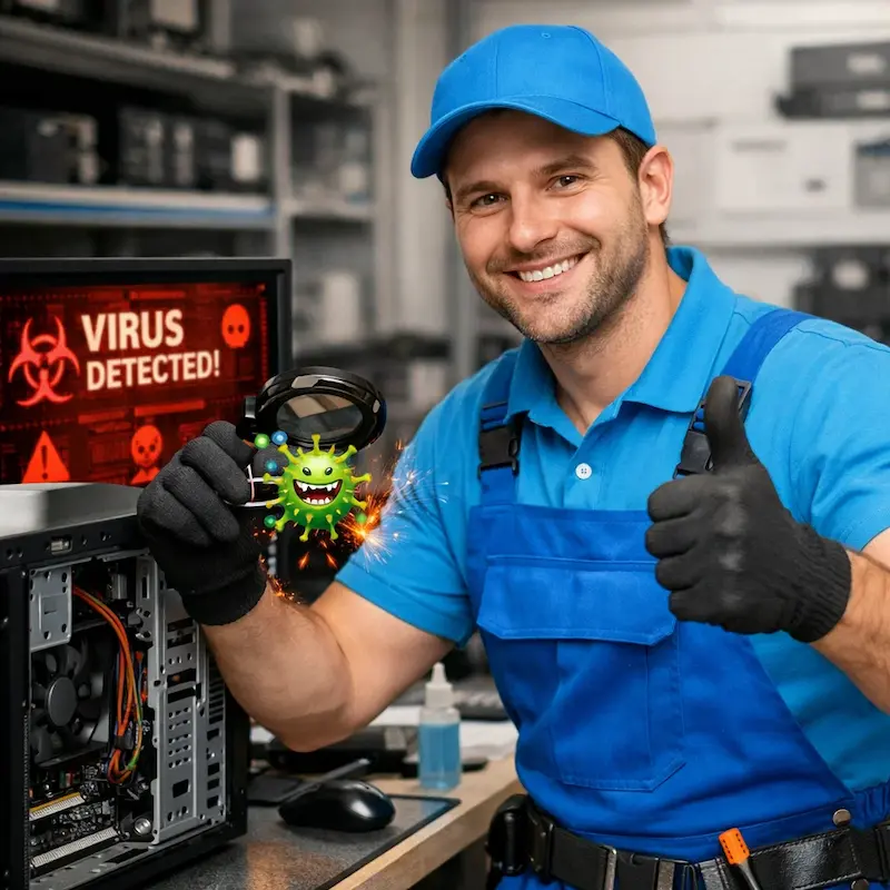 Удаление вирусов с компьютера в Сосновоборске