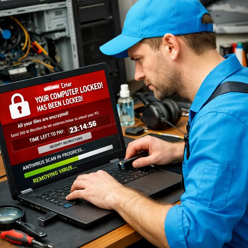 Удалить винлокер в Сосновоборске